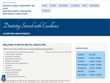Tablet Screenshot of bryandental.net